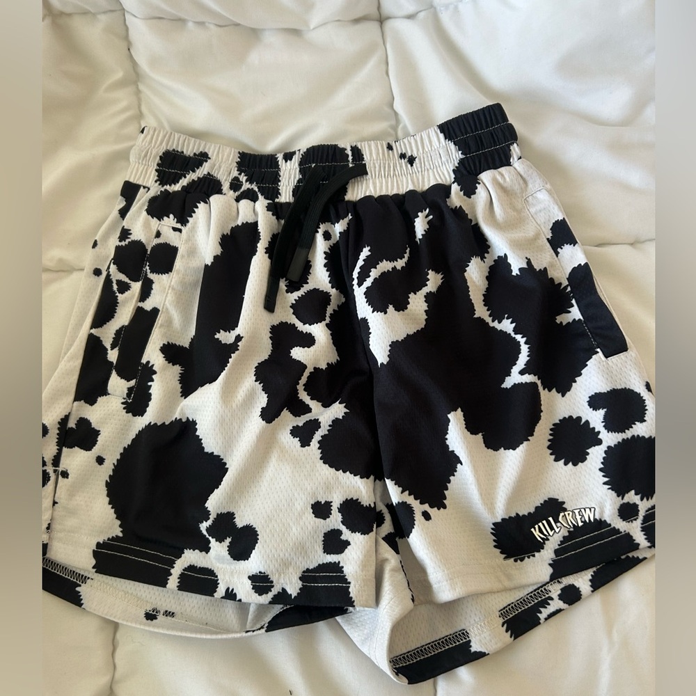 Kill Crew cow print shorts size medium